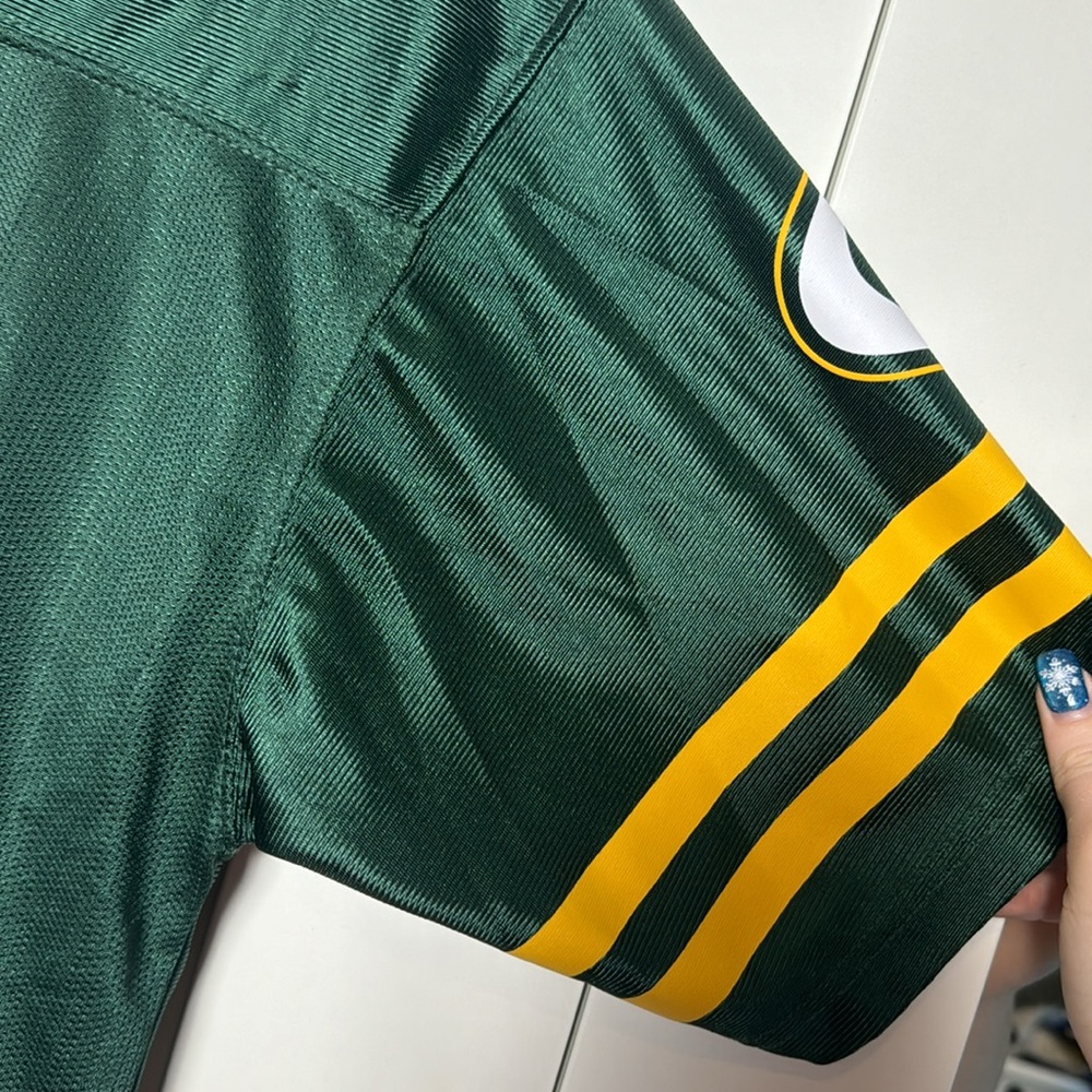 NFL Green Bay Packers V Neck Short sleeve Size YOUTH XL/ X LARGE 18/20 - Picture 5 of 7